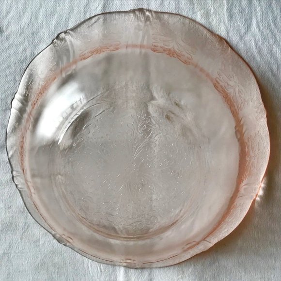 American Sweetheart Pink Depression Glass Berry Bowl Set 7 Pieces - Picture 7 of 12